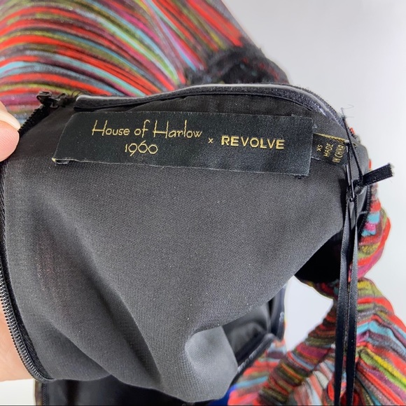 House of Harlow Sofia Mini Off the Shoulder Dress - Picture 9 of 10